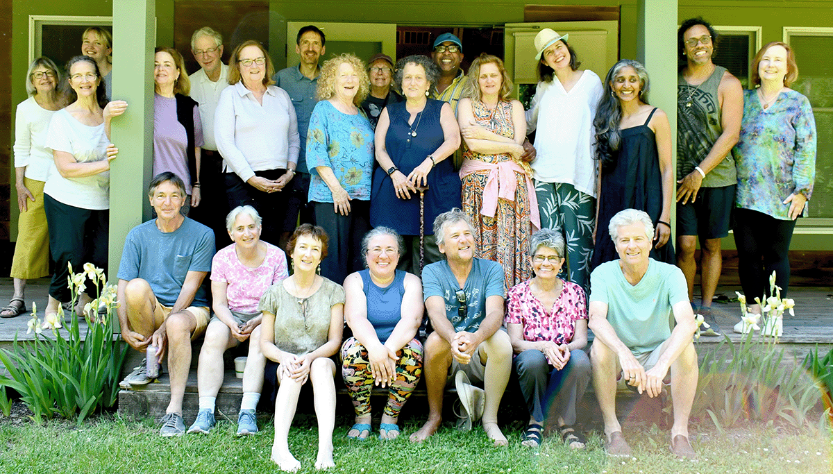 Members Weekend Group on porch